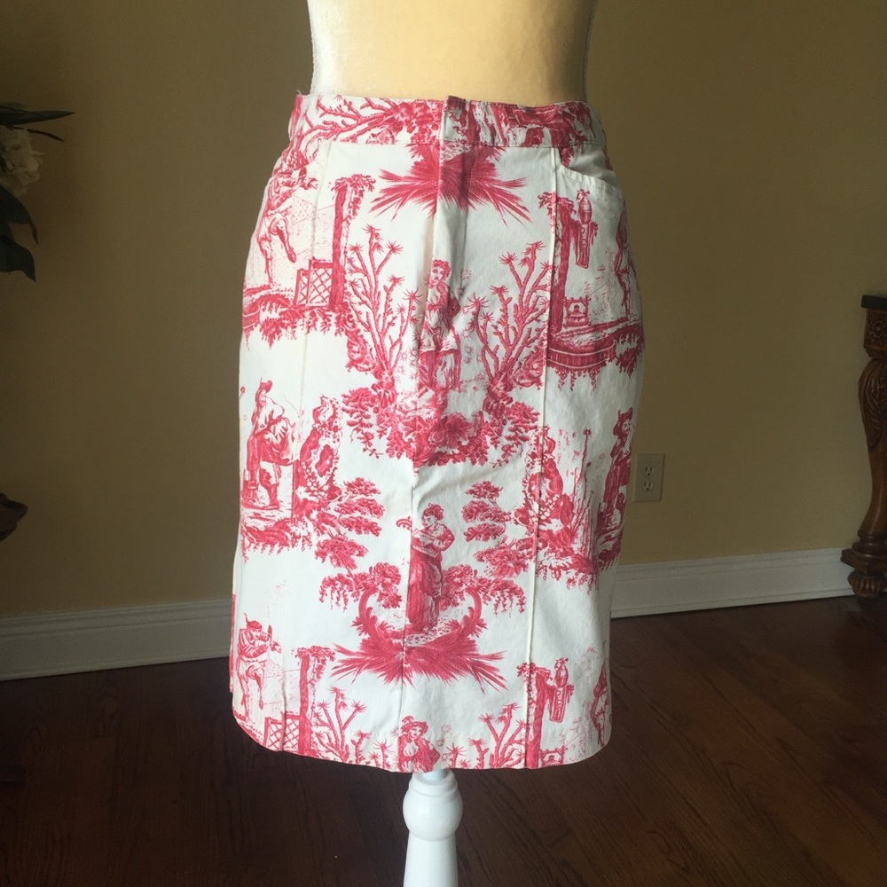 Exhilaration toile pencil skirt EUC 6